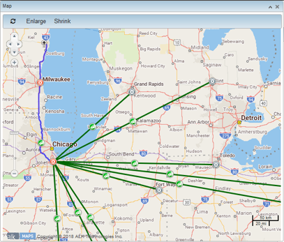 screenshot of 3G Transportation Management